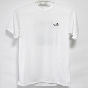 試着のみ The North Face S/S Square Logo Photo Tee ホワイト Mサイズ NT32272 ノースフェイス 半袖Tシャツ ポリエステル