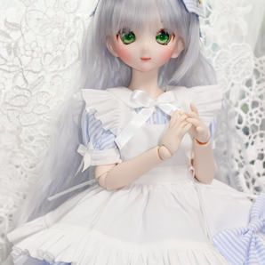 MDD SDM MSD など 40センチサイズ アウトフィット ストライプアリス ドレスセット 【robe alice rayｅe】の画像2