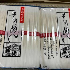 唐船峡食品 そうめん500g×2個セット(10束入り×2)