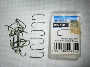 ★ティムコ・フック/TMC-100 #10 (25本入) 軽量ドライフライ用