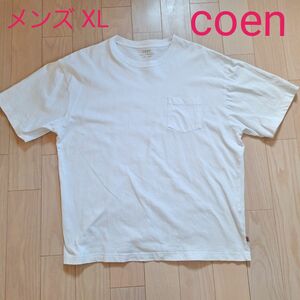 coen USAコットンスタンダードポケットTシャツ