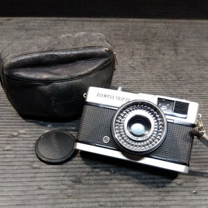 ケース付 動作未確認 OLYMPUS TRIP35 オリンパス 1:2.8 f=40mm 昭和レトロ フィルムカメラ