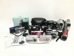 * digital camera summarize 1 * Panasonic LUMIX DMC-FX35 + Nikon COOLPIX 5400 + Canon IXY130 other 8 pcs Panasonic Nikon Canon 