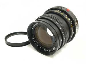 * Leica LEITZ SUMMICRON-M 1:2/50 * Leica laitsu camera lens 