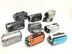 ☆ デジタルビデオカメラ まとめ 1 ☆ Victor Everio ×2 + SANYO Xacti + Canon ivis HF R11 他5台 ヴィクター サンヨー キャノン