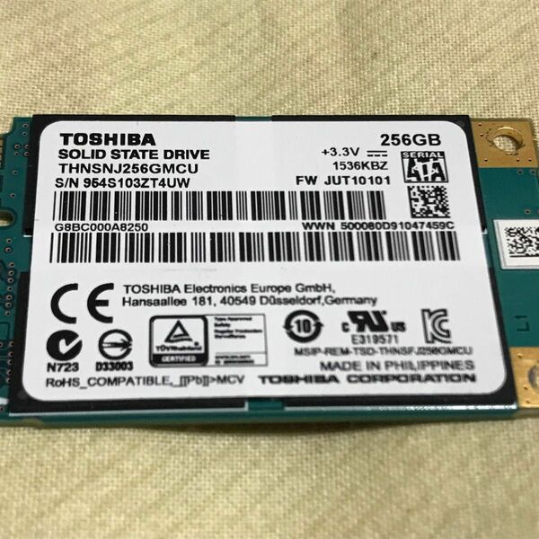 TOSHIBA mSATA 256GB 管217