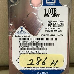 WesternDigital 2.5インチ　1TB WD10JPVX 管21