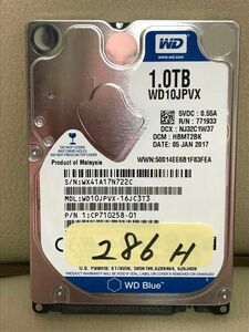 WesternDigital 2.5インチ　1TB WD10JPVX 管21