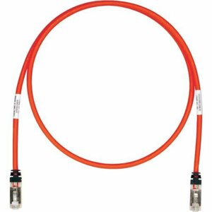 パンドウイット ＣＡＴ６Ａ／ＣＡＴ６ シールドパッチコード ４０ｍ 赤 ＳＴＰ６Ｘ４０ＭＲＤ [STP6X40MRD]