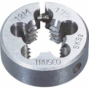 ＴＲＵＳＣＯ 丸ダイス ６３径 Ｍ２７×３．０ （ＳＫＳ） [T63D27X3.0]