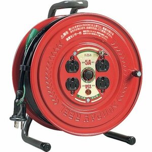  is Taya temperature sensor attaching cord reel single phase 100V30M earth attaching [GS301KS]