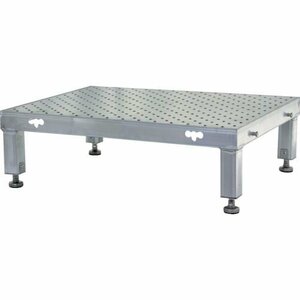 TRUSCO connection type aluminium step ( convex board type )900X600 height 250~280 [TASP96T]