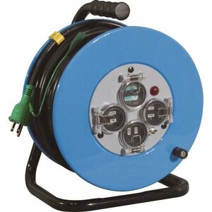  day moving electrician drum outdoors type Flat drum leak electro- protection exclusive use breaker attaching 30m [XWEB33]