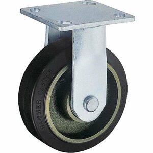 ハンマー 重荷重用固定式ゴム車輪（イモノホイール・ラジアルボールベアリング）１５０ｍｍ [500BPRCR150]