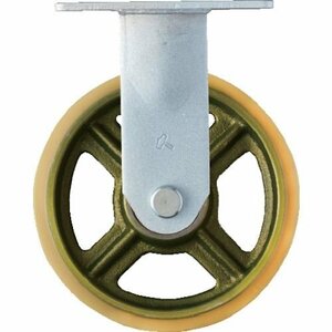 ハンマー 重荷重用固定式ウレタン車輪（イモノホイール・ラジアルボールベアリング）２００ｍｍ [500BPRCU200]
