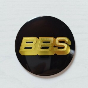 【訳あり】BBS メタルキャップ 4枚セット 黒金の画像2