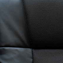 肘掛付き 座椅子 座面回転式 7段階リクライニング ヘッドレスト ハイバック メッシュ PVC 合皮シート CXD-11 ブラック(BK)_画像7