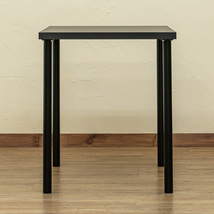 フリーデスク テーブル 120cm×60cm シンプル 机 作業台 黒 白 TY-1260 (BK) ブラック_画像4