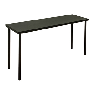 フリーデスク テーブル 150cm×45cm シンプル 平机 作業台 展示台 黒 TY-1545(BK) ブラック