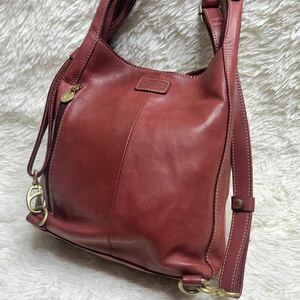  prompt decision *kisora* made in Japan 2way leather rucksack kisola handbag pink original leather one shoulder bag 