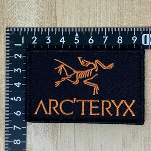 ARC'TERYX USA HOOK & LOOP ベルクロパッチ 刺繍タイプ Orange