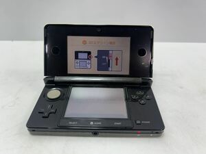 ☆# Nintendo 任天堂 3DS 本体 ブラック CTR-001 ゲーム機 初期化済み