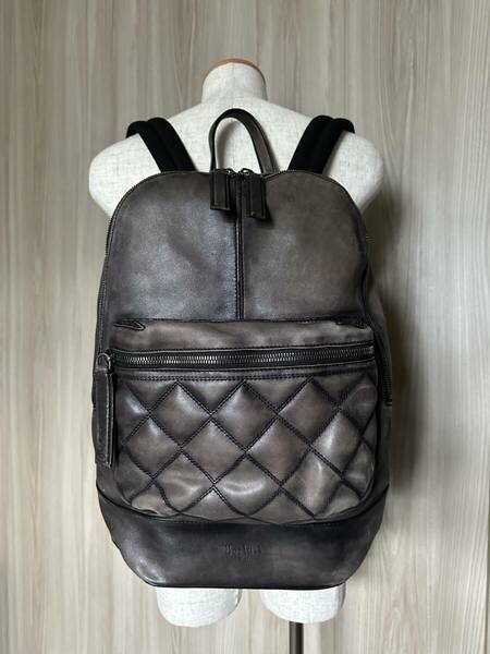 特注100万 Berluti Quilting Patine Leather BackPack ベルルッティ キルティングパティーヌレザー リュック オフザロードコレクション