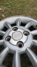 スズキ HE21S ラパン 純正アルミホイール 13 x 4.00B +45 PCD100 ハブ径54mm 流用 _画像9