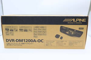 未使用 送料無料 アルパイン(ALPINE) ドライブレコーダー搭載 12インチデジタルミラー 車外リアカメラ DVR-DM1200A-OC 管理1F52862SS