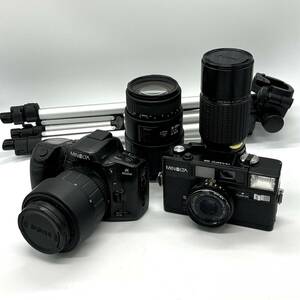 カメラ レンズ 三脚 ミノルタ HI-MATIC S2 α303si SIGMA 70-300mm 1:4-5.6 1:4.5 f=100～200mm