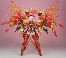 メガミデバイス　皇巫 スサノヲ 紅蓮　塗装済み改修完成品　MSGトップス追加　コトブキヤ_画像2