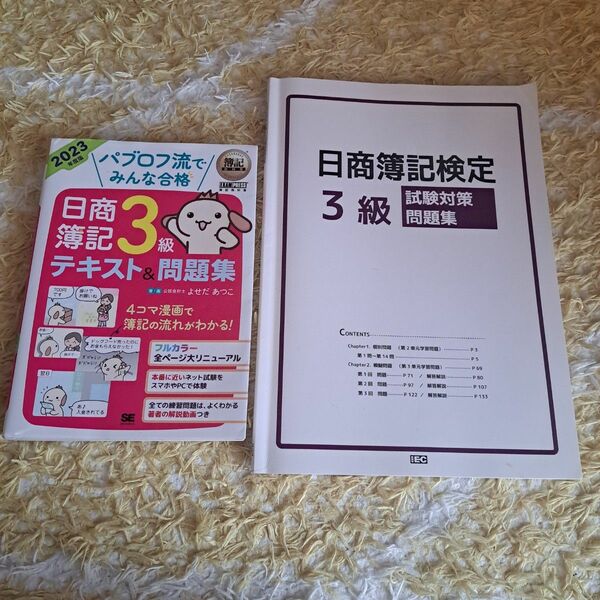 パブロフ流でみんな合格日商簿記３級テキスト＆問題集　２０２３年度版 （簿記教科書） よせだあつこ／著・画