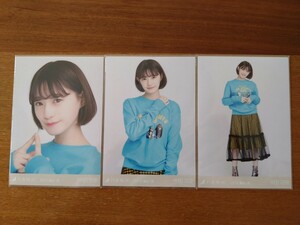 乃木坂46 中田花奈 会場限定生写真 2019.May-Ⅲ スウェット 3枚コンプ