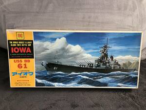 当時物！在庫品・オオタキ・1/600 戦艦 アイオワ・未開封品・現品限り！