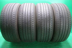 L1621-21 送料無料 225/55R18 サマータイヤ 夏 4本セット YOKOHAMA GEOLANDAR SUV G055 7分山 2021年製 パンクチェック済