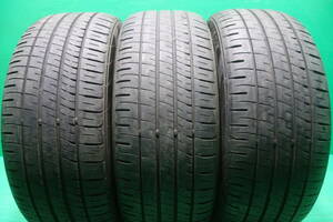 L1891-19 送料無料 215/45R17 サマータイヤ 夏 3本セット ダンロップ エナセーブ EC204 7分山 2019年製 パンクチェック済