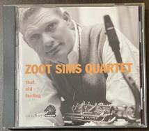 Zoot Sims Quartet / That Old Feeling 中古CD　輸入盤 _画像2