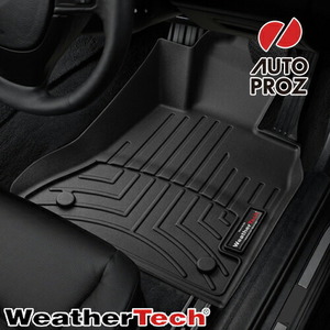 フロアマット メルセデスベンツ Cクラス W205, S205 2014-2021年 1列目 右ハンドル用 フロアライナー ブラック WeatherTech 正規品