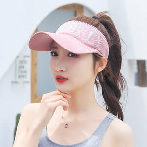 [ новый товар ] Golf козырек сетка розовый шляпа спорт колпак женский лето UV cut бейсболка CAP уличный кемпинг ультрафиолетовые лучи 