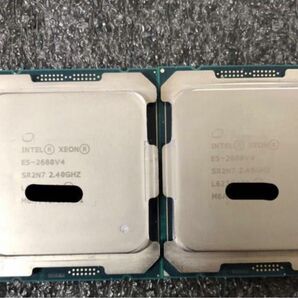 Intel xeon E5-2680v4　2個セット正規完動品 ＠送料無料