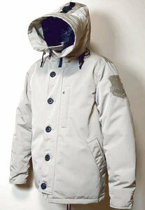 特価 定価53,900円 アヴィレックス エクスプロレーションジャケット M ダウンジャケット ベージュカーキ系 AVIREX EXPLORATION JACKET