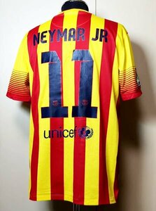 ネイマール バルセロナ 13-14 レプリカユニフォーム M アウェイ ナイキ #11 NIKE Barcelona Neymar 532823-703