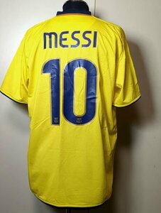 メッシ バルセロナ 08-09 アウェイ レプリカユニフォーム M ナイキ #10 Lionel Messi NIKE Barcelona 286787-760