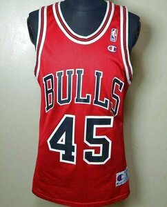 USA製 マイケルジョーダン シカゴブルズ レプリカユニフォーム #45 チャンピオン 36 Champion NBA CHICAGO BULLS MICHAEL JORDAN