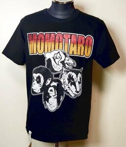 タグ付 桃太郎ジーンズ 07-053 ジンバブエコットン バンドプリントTシャツ 日本製 MOMOTARO JEANS