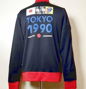 ローリングストーンズ 初来日 スティールホイールジャパンツアー トラックジャケット M 復刻 ジャージ 1990 東京 THE ROLLING STONES