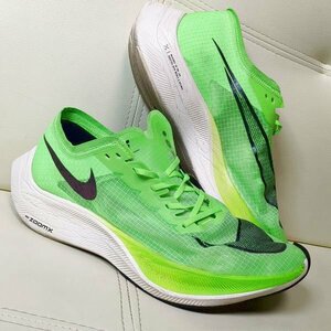 ナイキ ズームX ヴェイパーフライネクスト% 29cm US11 ランニングシューズ グリーン 厚底 NIKE ZOOMX VAPORFLY NEXT％ AO4568-300