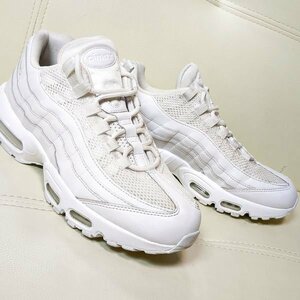 ナイキ エアマックス95 ウィメンズ ホワイト 白 27cm（メンズ25.5～26位か） DH8015-100　NIKE W AIR MAX 95 スニーカー シューズ