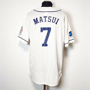 松井稼頭央 西武ライオンズ マジェスティック レプリカユニフォーム L #7 ベースボールシャツ パリーグ プロ野球 NPB MAJESTIC