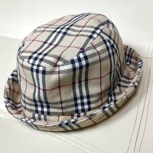 バーバリーブルーレーベル ノバチェック ハット 帽子 BURBERRY BLUE LABEL